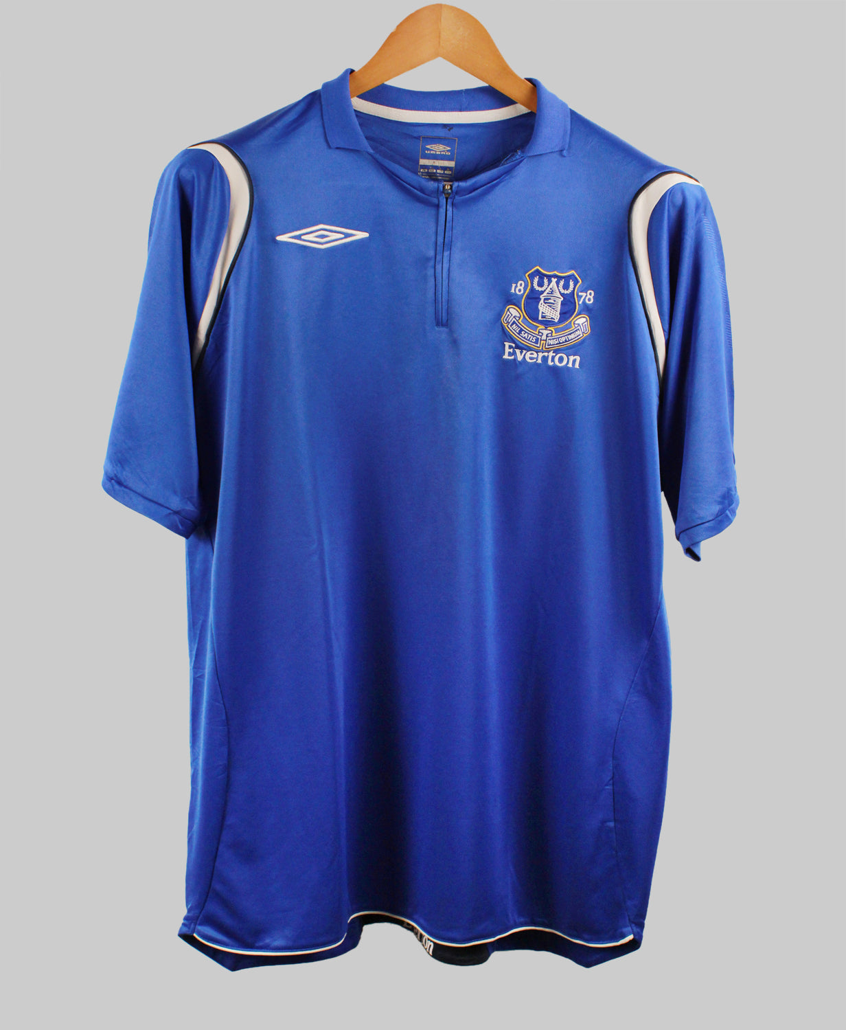 Everton 2008 1/4 Zip Training Kit (L)