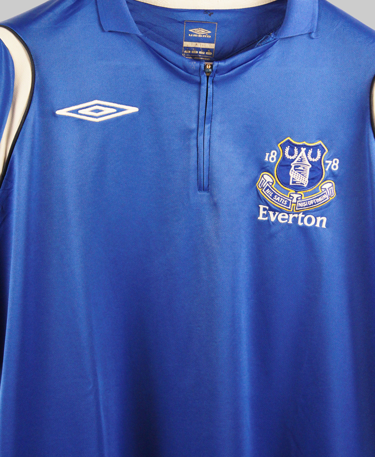Everton 2008 1/4 Zip Training Kit (L)