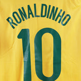 Brazil 2008-09 Ronaldinho Home Kit (M)