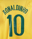 Brazil 2008-09 Ronaldinho Home Kit (M)