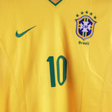 Brazil 2008-09 Ronaldinho Home Kit (M)