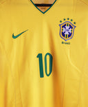 Brazil 2008-09 Ronaldinho Home Kit (M)