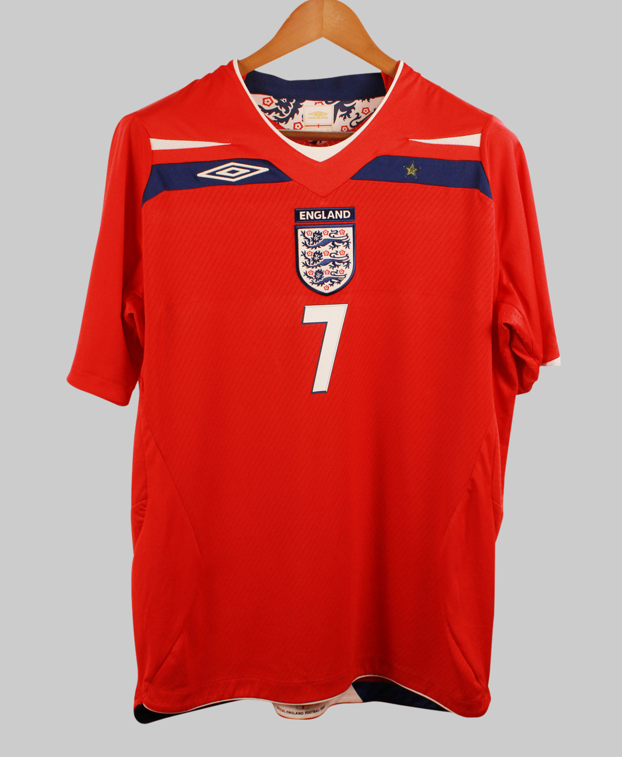 England 2008 Beckham Away jersey