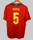 Spain 2012 Puyol Home Kit W/ Tags (L)