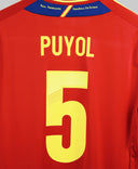 Spain 2012 Puyol Home Kit W/ Tags (L)