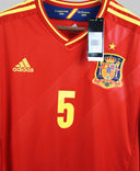 Spain 2012 Puyol Home Kit W/ Tags (L)