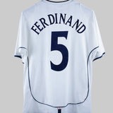 England 2002-03 Ferdinand Home Kit (L)