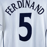 England 2002-03 Ferdinand Home Kit (L)
