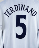 England 2002-03 Ferdinand Home Kit (L)