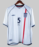 England 2002-03 Ferdinand Home Kit (L)