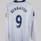 Manchester United 2008-09 Berbatov Long Sleeve Away Kit (L)