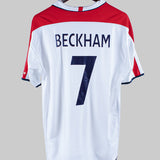 England 2004 Beckham Home Kit (XL)