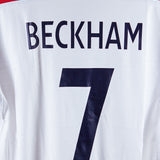 England 2004 Beckham Home Kit (XL)