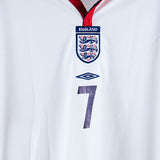 England 2004 Beckham Home Kit (XL)