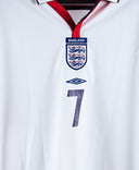 England 2004 Beckham Home Kit (XL)