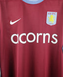 Aston Villa 2009-10 Agbonlahor Long Sleeve Player Issue Home Kit (2XL)