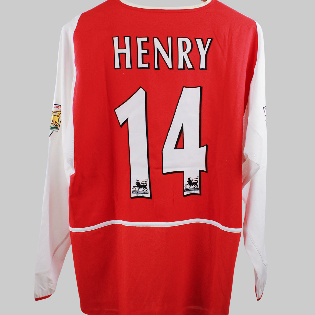 Arsenal 2002-03 Henry Long Sleeve Home Kit (M)