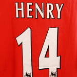 Arsenal 2002-03 Henry Long Sleeve Home Kit (M)
