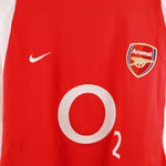 Arsenal 2002-03 Henry Long Sleeve Home Kit (M)