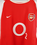 Arsenal 2002-03 Henry Long Sleeve Home Kit (M)