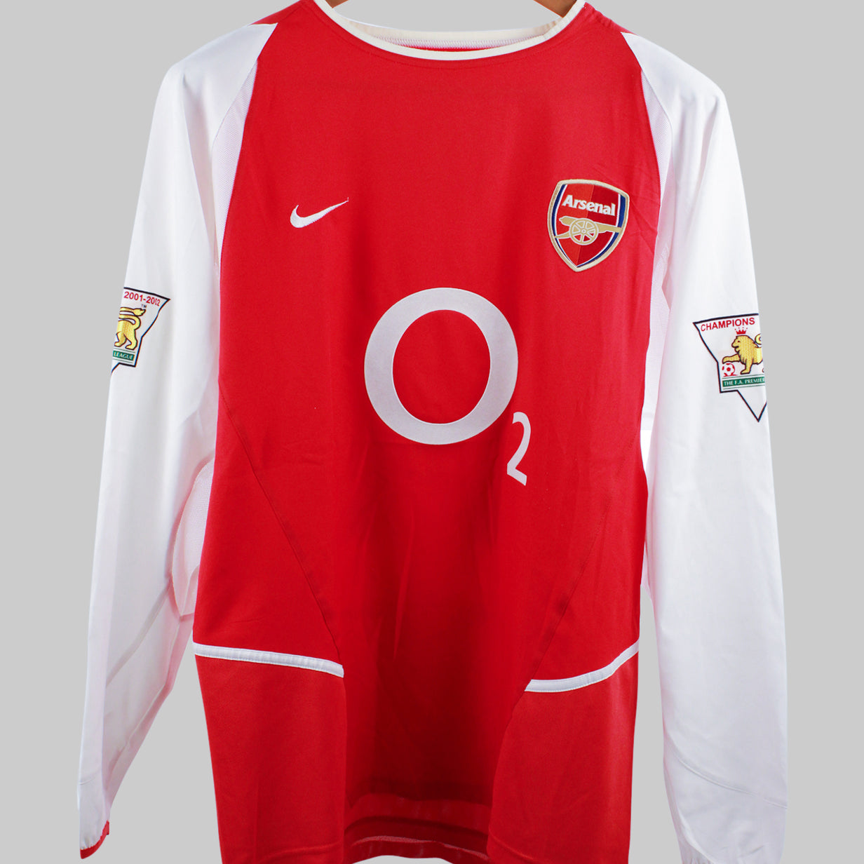 Arsenal 2002-03 Henry Long Sleeve Home Kit (M)