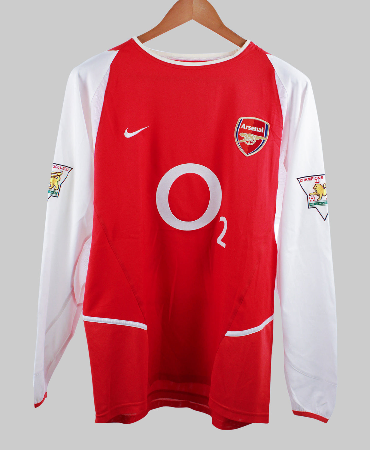 Arsenal 2002-03 Henry Long Sleeve Home Kit (M)