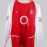 Arsenal 2002-03 Henry Long Sleeve Home Kit (M)