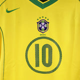 Brazil 2004-05 Ronaldinho Home Kit (M)