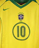 Brazil 2004-05 Ronaldinho Home Kit (M)
