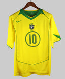 Brazil 2004-05 Ronaldinho Home Kit (M)