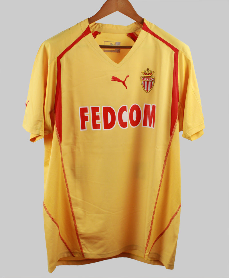 AS Monaco 2005-06 away vintage football shirt, size XL.