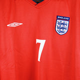 England 2002-03 Beckham Away Kit (L)