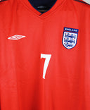 England 2002-03 Beckham Away Kit (L)