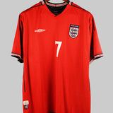 England 2002-03 Beckham Away Kit (L)
