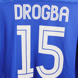Chelsea 2003-04 Drogba Long Sleeve Home Kit (M)
