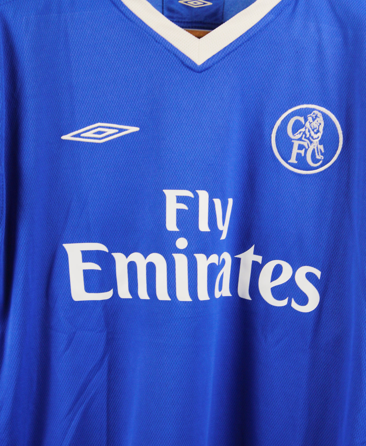 Chelsea 2003-04 Drogba Long Sleeve Home Kit (M)