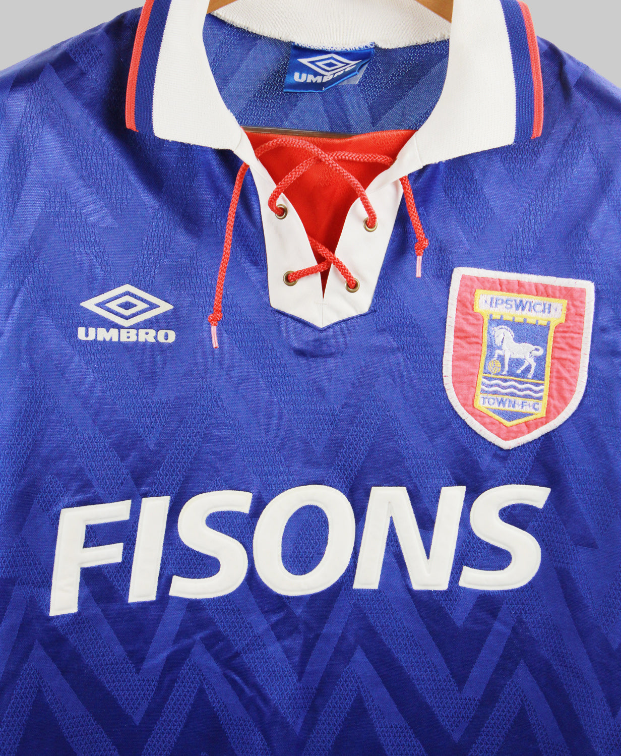 Ipswich 1992-93 Home Kit (L)