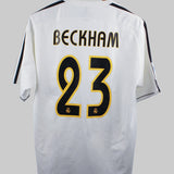 Real Madrid 2003-04 Beckham Player Issue Home Kit (L)