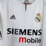 Real Madrid 2003-04 Beckham Player Issue Home Kit (L)