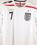 England 2008 Beckham Home Kit (XL)