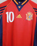 Spain 1998-99 Raul Home Kit (YL)