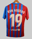 Barcelona 2021-22 Kun Aguero Home Kit (S)