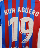 Barcelona 2021-22 Kun Aguero Home Kit (S)