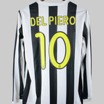 Juventus 2009-10 Del Piero Long Sleeve Home Kit (M)