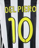 Juventus 2009-10 Del Piero Long Sleeve Home Kit (M)