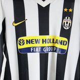 Juventus 2009-10 Del Piero Long Sleeve Home Kit (M)