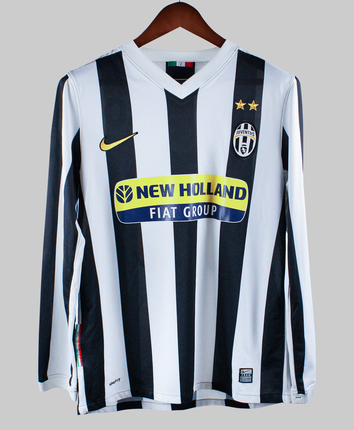 Juventus 2009-10 Del Piero Long Sleeve Home Kit (M)