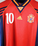 Spain 1998-99 Raul Home Kit (M)