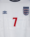 England 2000-01 Beckham Home Kit (L)