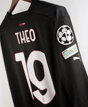 AC Milan 2022-23 Theo Long Sleeve Home Kit (2XL)